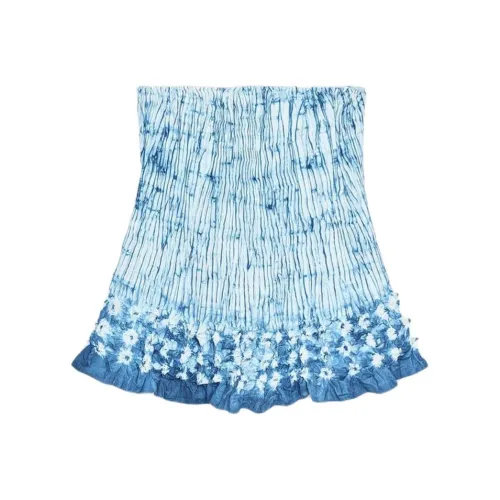 ZARA x Fanglu Lin Fanglu Lin Коллаборация Без бретелей Топ Женские