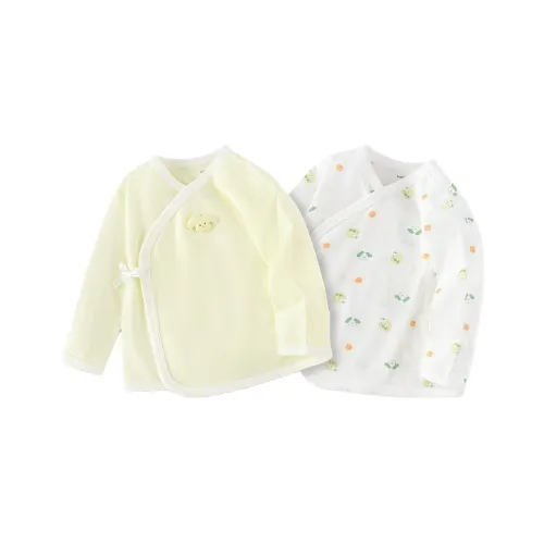 Balabala Детский топ 2 шт. Желтый и белый оттенки для младенцев и малышей