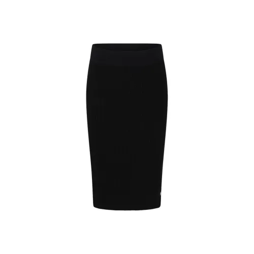 MSGM Однотонная Юбка Детская Черная