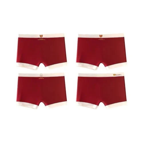 Elephants Нижнее белье 4 шт Счастливый красный Детский