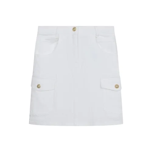 BALMAIN Белый Kids Юбки