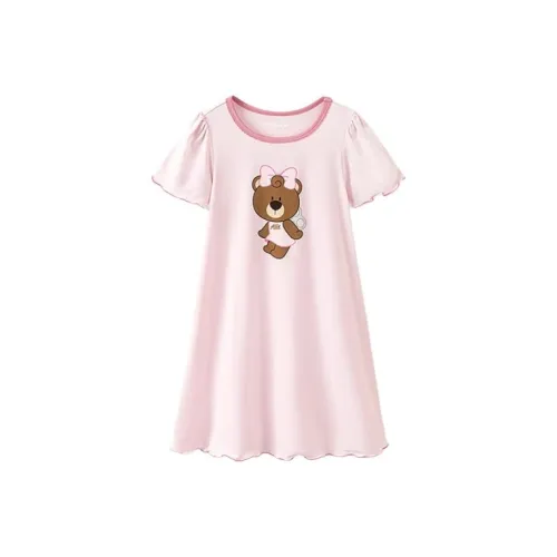 Mini Bala x TAIDIXIONG LIANMINGKUAN Мини Balabala Домашняя одежда Мечтательный розовый 60397 Для детей в возрасте 3-7 лет