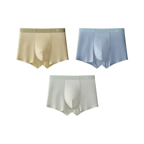 Top Melon Нижнее белье 3 упаковки [Чайно-зеленый + Светло-синий + Светло-серый] Подростки