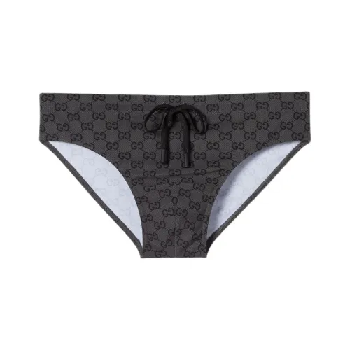 GUCCI FW25 Плавательные шорты Мужские 1 упаковка Черный