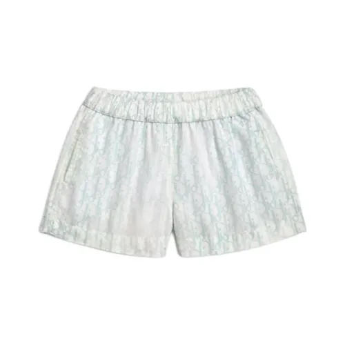 DIOR Облегающий купальник для малышей и детей младшего возраста серый и зеленый