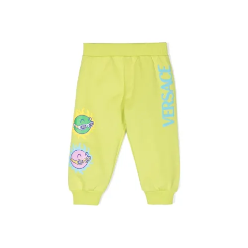 VERSACE Брюки Зеленый Желтый Детский и для малышей