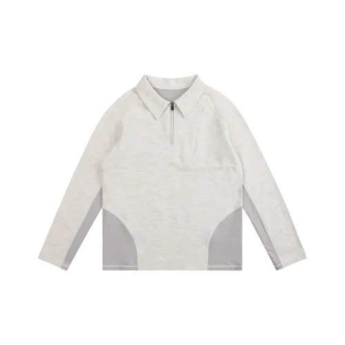 Pure and Good Поло Вересковый серый для детей 3-7 лет