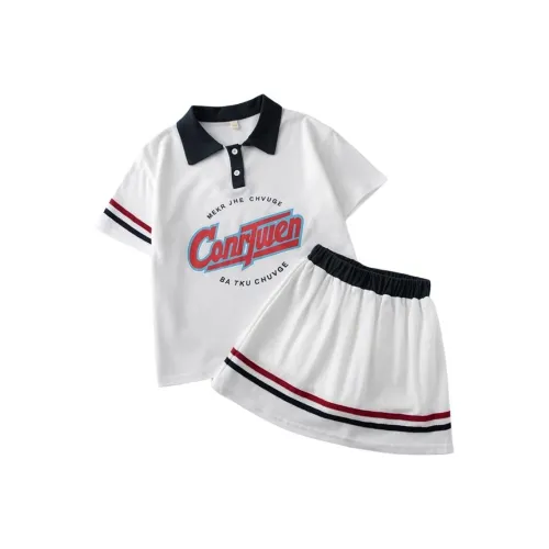 Детский комплект с юбкой для детей 3-7 лет цвет изображение