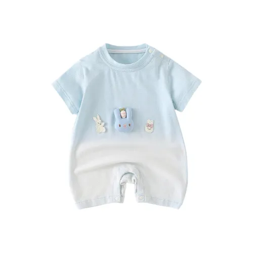 XiaoJinBu Комбинезон Светло-Синий для Младенцев и Детей Предварительного Возраста