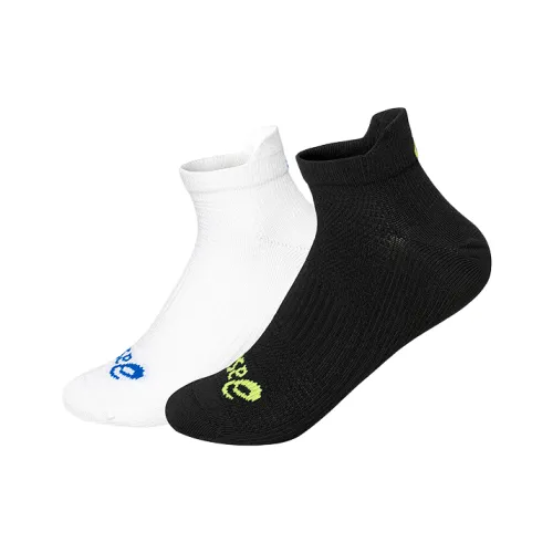 Asics Носки 2 упаковки 0190 Белый Черный Детские