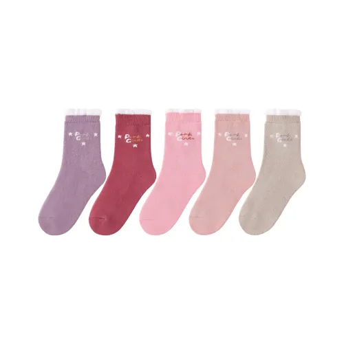 Montagut Носки 5 пар Териальный Кружевной Отделка Звезды Детские