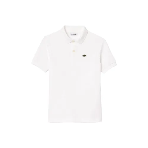 lacoste Белое Детское Поло