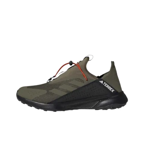 Adidas VOYAGER 21 Уличная обувь MID Топ Слоистый Оливково-зеленый/Черный Мужской
