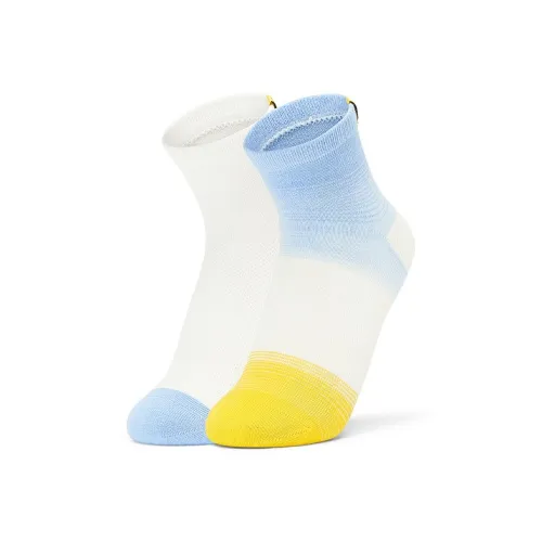 Skechers Kids SS25 Носки 2 упаковки 2 упаковки зефирно-белый небесно-синий для детей в возрасте 3-7 лет