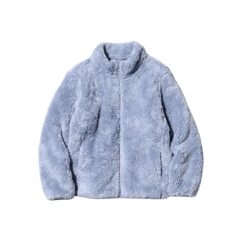 UNIQLO Бархат Feel Пальто Розово-синий Дети Возраст 3-7 лет