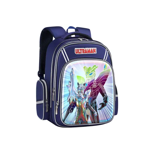 S.X ZEBRA Ультрамен Коллаборация Полиэстер Рюкзак Обычный Детский Темно-синий