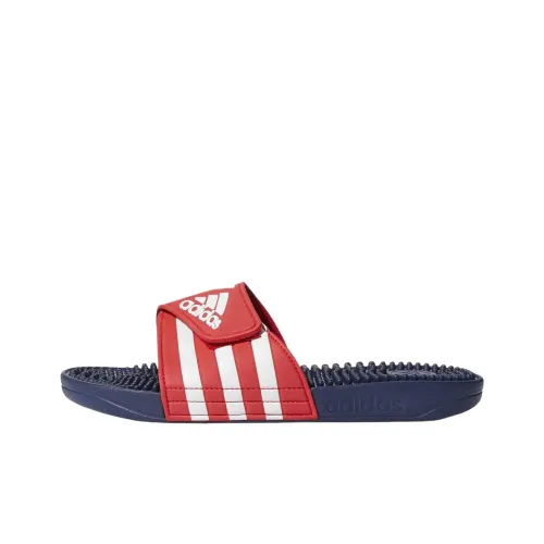 Adidas Adissage Slip Resistant Abrasion Resistant Слипоны Мужской Красный