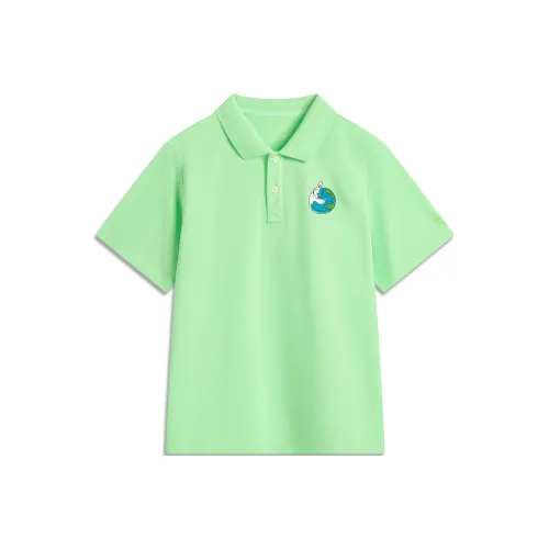 LINING YOUNG Поло Sports trend series Светлый мятно-зеленый