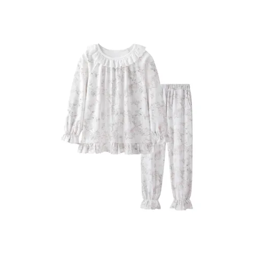 YeeHoO Домашняя одежда Lafite Круглый вырез Дети Возраст 3-7 лет