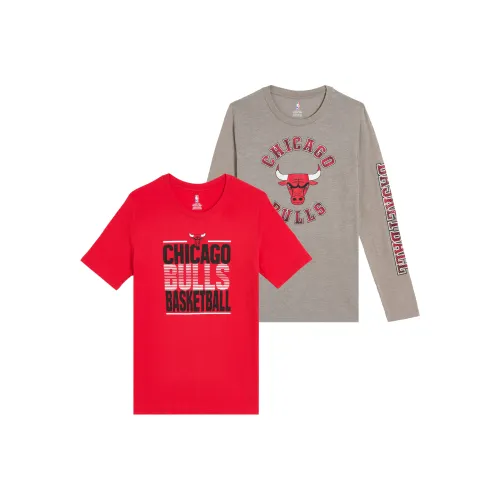 NBA Chicago Bulls T-Shirt SS25 2 Pack Red Gray Teenagers
