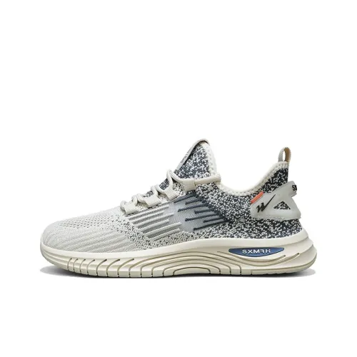 Binary Slip-resistant Abrasion-resistant Breathable Low-top Casual Men's Beige Binary Противоскользящий Устойчивый к истиранию Дышащий Низкий Топ Повседневный Мужской Бежевый