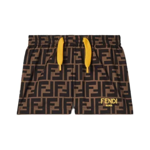 FENDI Облегающий детский купальник лето Infant and Toddler коричневый