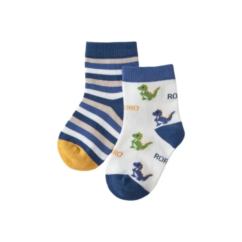 Mini Bala Носки 2 шт Сине-зеленый Тон Дети Возраст 3-7 лет