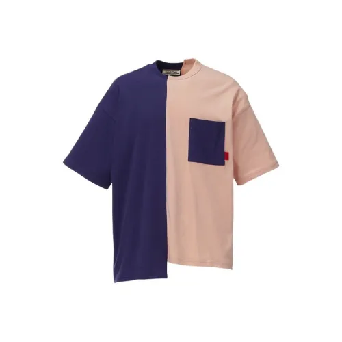 Onitsuka Tiger T-Shirt Unisex Light Pink Marine Blue