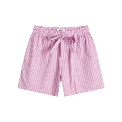 TEKLA Пижамные штаны Унисекс Фиолетовый Розовый