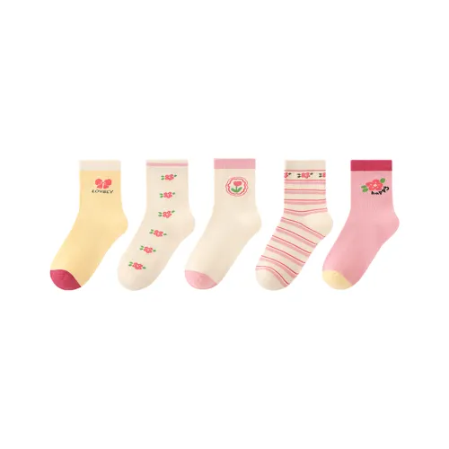 MQD Носки 5 пар смешанные цвета для детей 3-7 лет