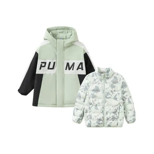 PUMA Пуховик Sportstyle Series 2 предмета Комплект Шалфейный Зеленый Детский