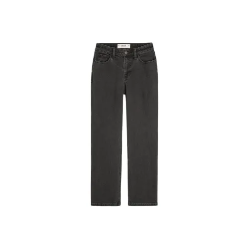 Hollister Промытые черные женские джинсы