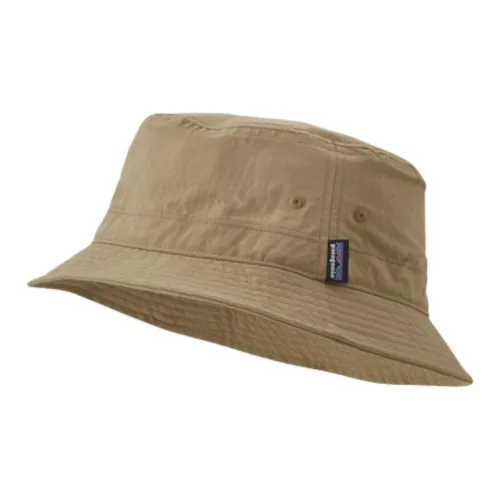 Patagonia Переработанный нейлон Переработанная рыболовная сеть Шляпы ведра Мужской Коричневый