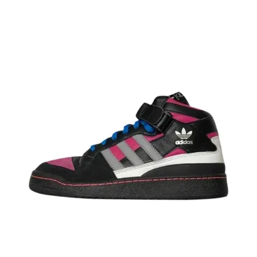 Adidas Originals Forum Mid Топ Скейтборд Кроссовки Унисекс Черный