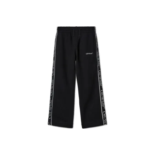 Off Белый Тренировочные штаны Детский Черный