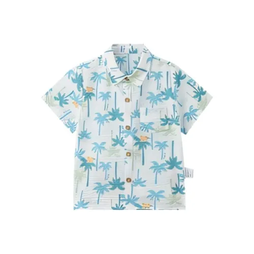 PAW IN PAW Рубашка Синяя для детей 3-7 лет