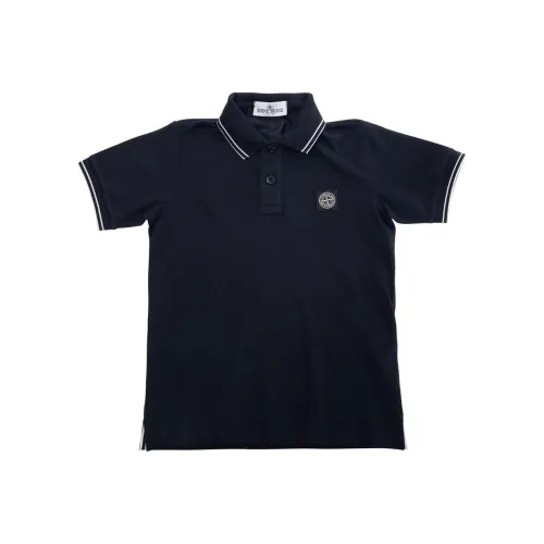 STONE ISLAND Синий Детское Поло