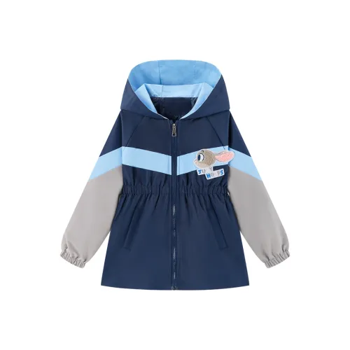 Disney Ветровка Темно-синий Синий Дети Возраст 3-7 Лет