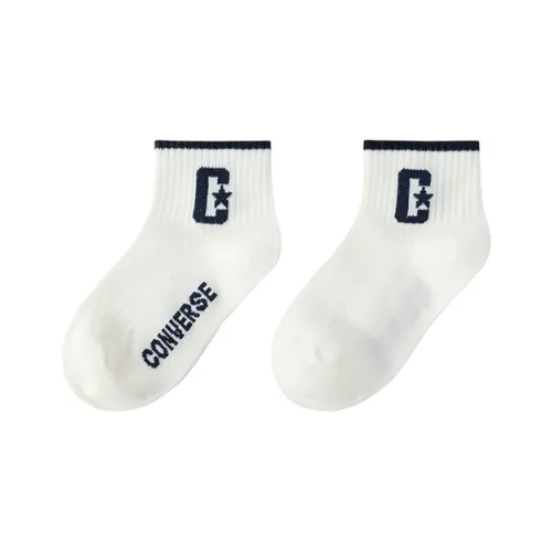 Converse Socks 1 Pack Classic Style White Teenagers
