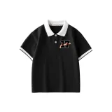 [Summer Short-Sleeved Polo] Черный