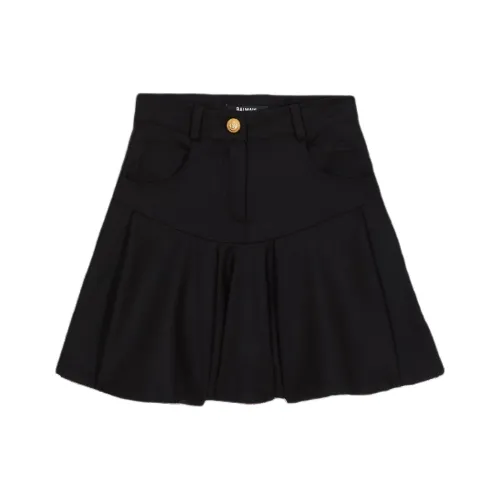 BALMAIN Черные Kids Юбки