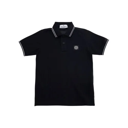 STONE ISLAND Черное Детское Поло