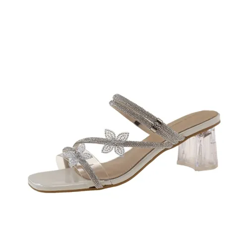 Dragon Dance Metal Rhinestone Кристальный Слипоны Женские