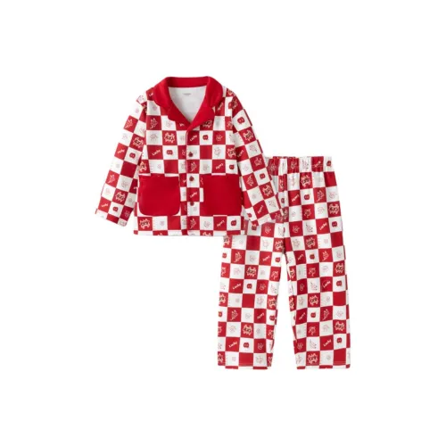 Balabala Домашняя одежда Красный тон Дети Возраст 3-7 лет