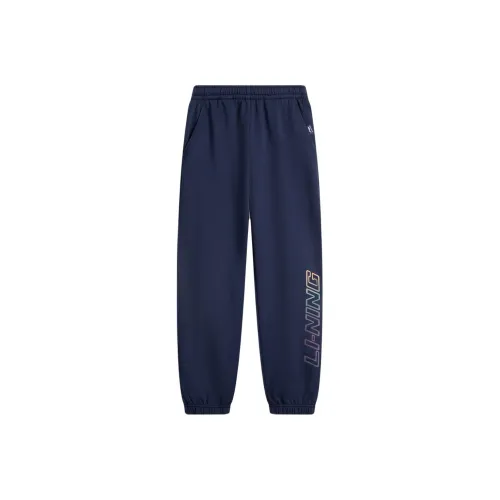 LINING YOUNG Брюки Sports Life Collection Темный Корабельный Синий Детский