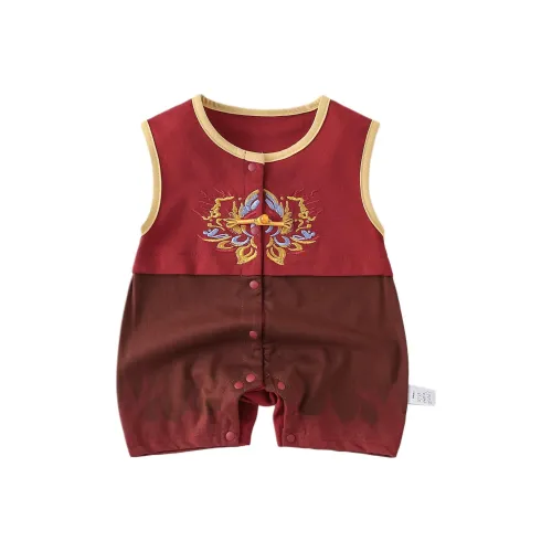 XiaoJinBu Комбинезон Бордовый Infant и Toddler