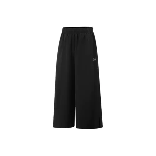 LINING YOUNG Комплексное физическое развитие SS25 Умеренный Детский Быстросохнущий Брюки Лето Черный