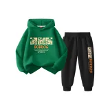 Комплект одежды (Prodding Babu Зеленый топ + Prodding Babu Черные штаны)