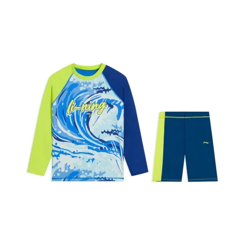 LINING YOUNG Детский купальник Swimming SS22 NOVA Ярко-синий Детский