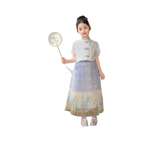 Because no Ханьfu Фиолетовый Дети Возраст 3-7 лет